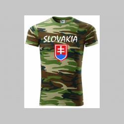Slovakia - Slovensko  pánske maskáčové tričko 100%bavlna